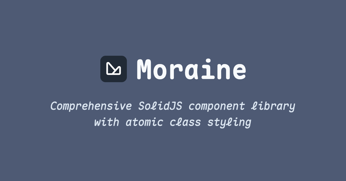 Switch Designs Css Moraine — customizable components for SolidJS